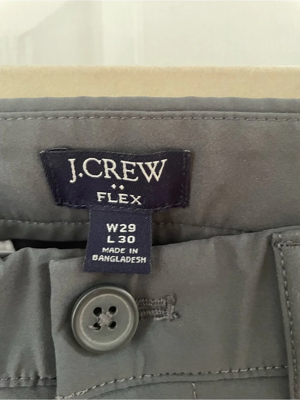 J. Crew Men’s Gray Slim Tech Pants